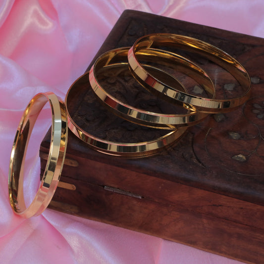 Ranbir Handcrafted Unisex Brass Punjabi Kada Bracelet