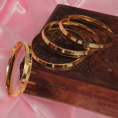 Ranbir Handcrafted Unisex Brass Punjabi Kada Bracelet