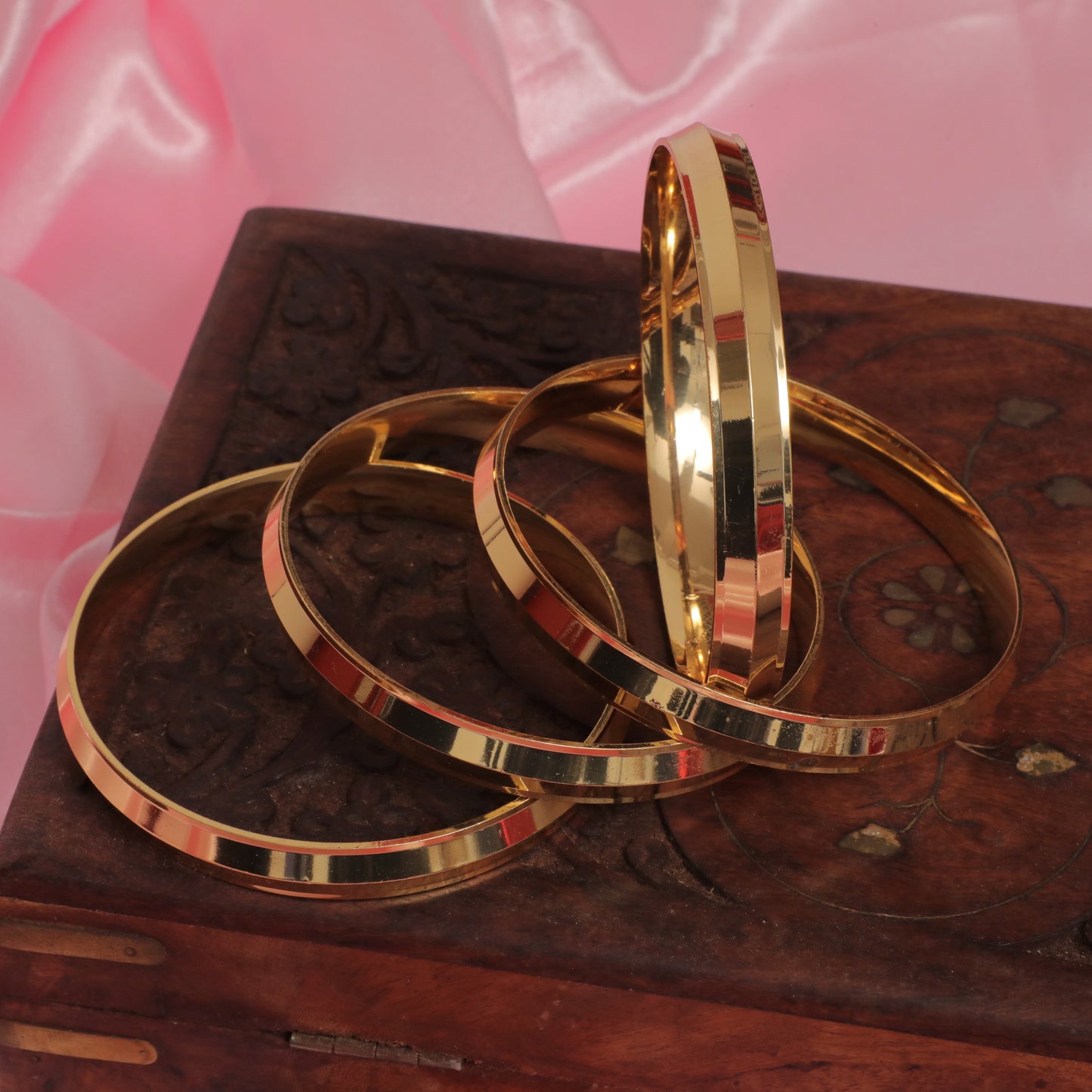 Ranbir Handcrafted Unisex Brass Punjabi Kada Bracelet