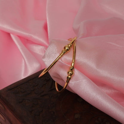Ava Handcrafted Chic Gold tone bracelet