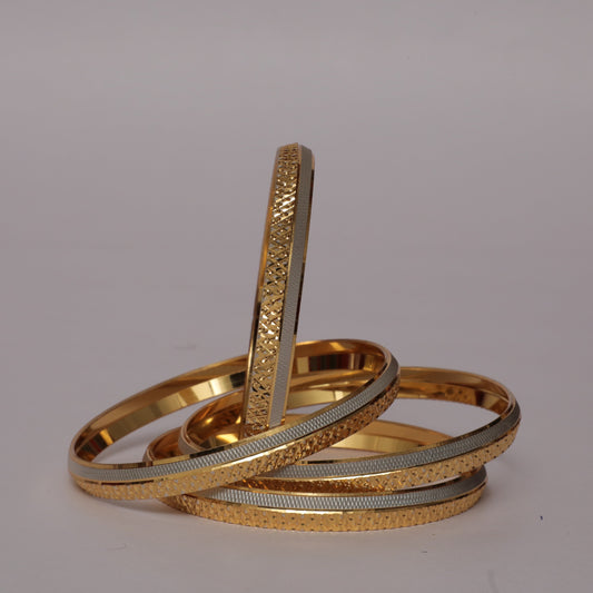 Rana Handcrafted Kada Bracelet brass gold plated (1 pc)