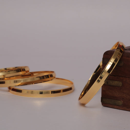 Ranbir Handcrafted Unisex Brass Punjabi Kada Bracelet