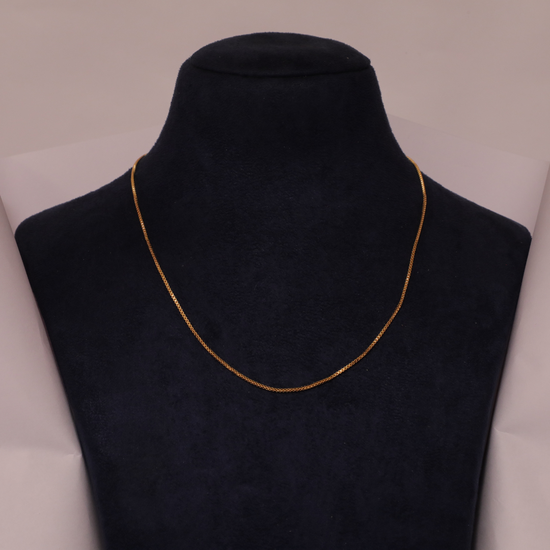 Classic Fine Gold Box Link Chain