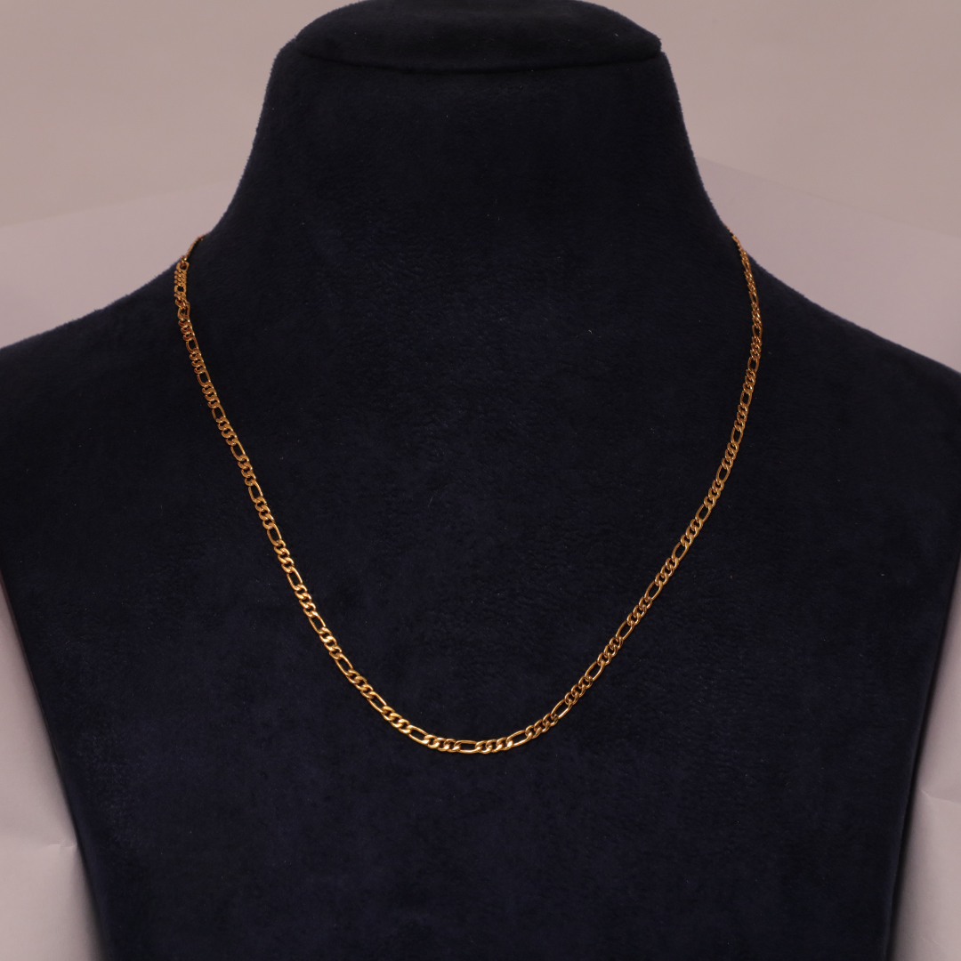 Classic Gold Figaro Link Chain