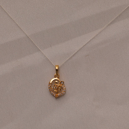Jenny Gold plated handcrafted Chain with pendant