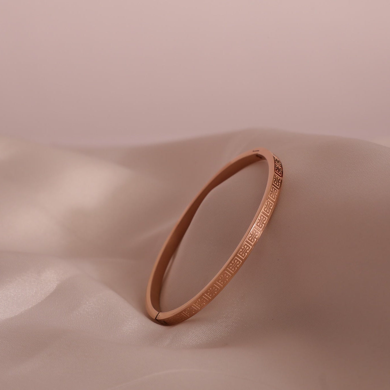 Nivi engraved handcrafted bangle