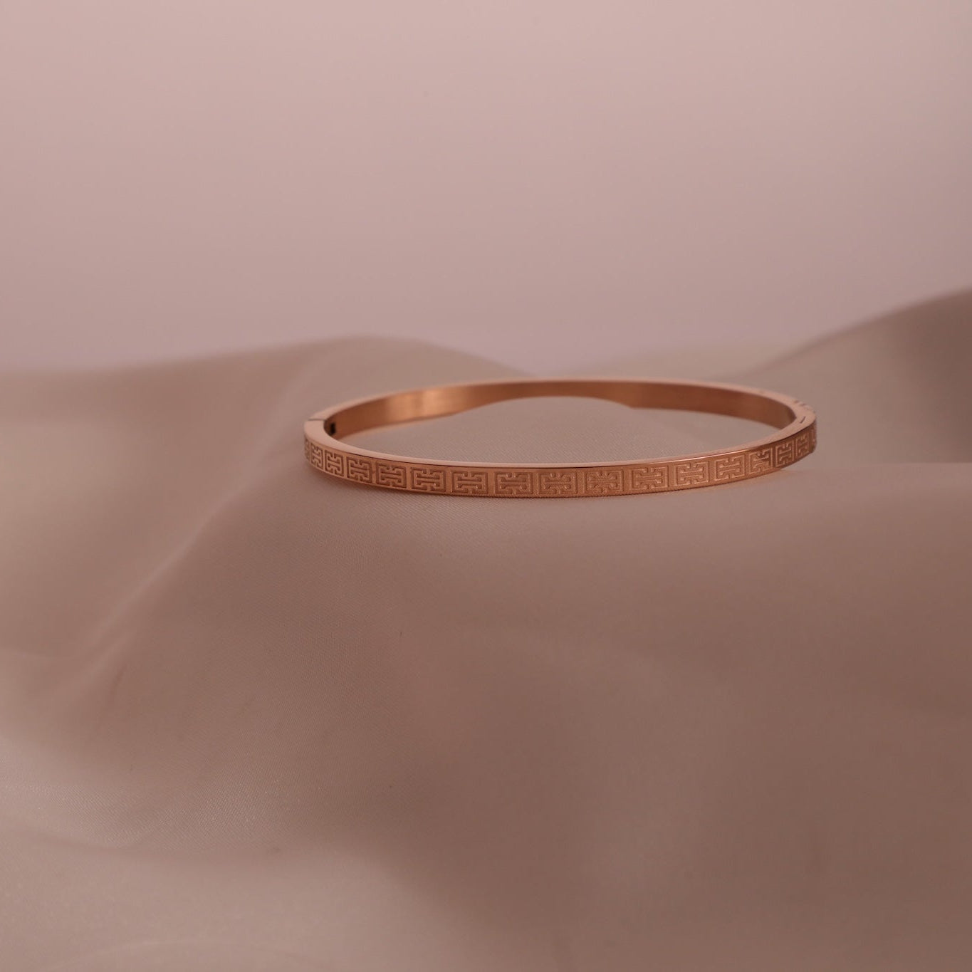 Nivi engraved handcrafted bangle