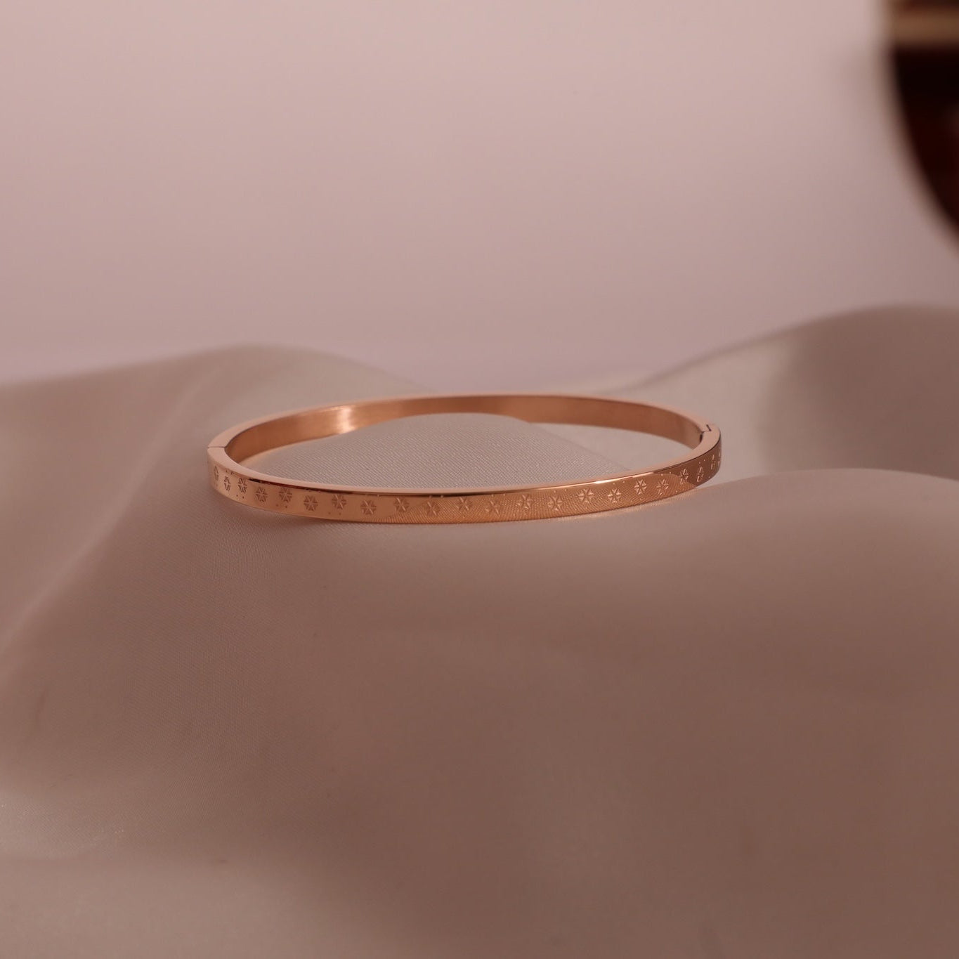 Olivia star crusted handcrafted bangle