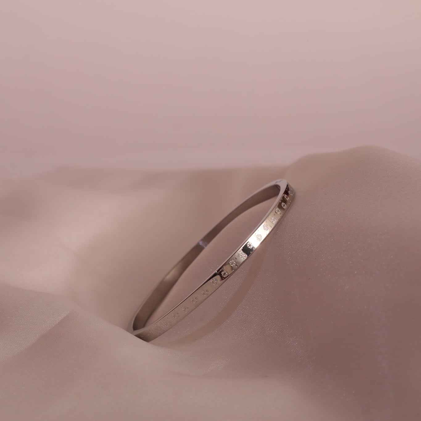 Olivia star crusted handcrafted bangle