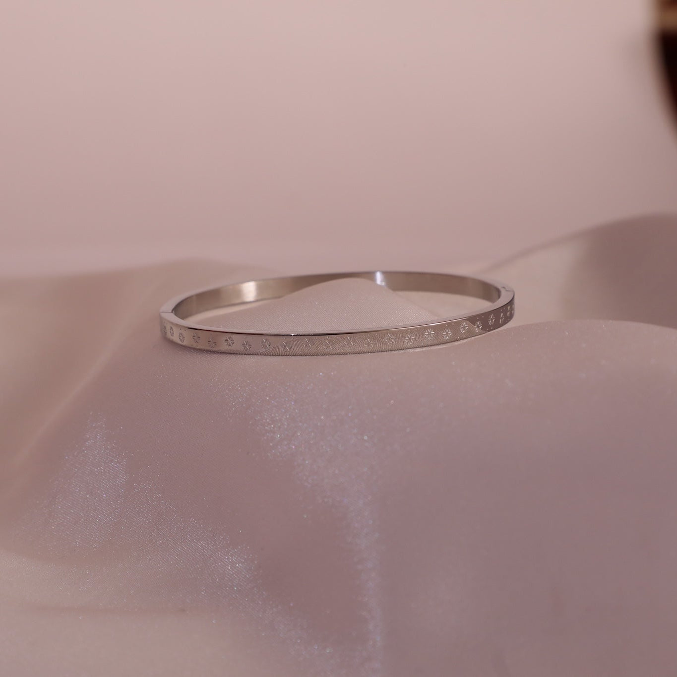 Olivia star crusted handcrafted bangle