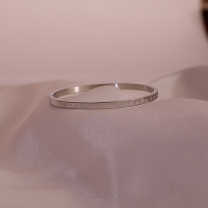 Olivia star crusted handcrafted bangle