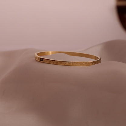 Olivia star crusted handcrafted bangle