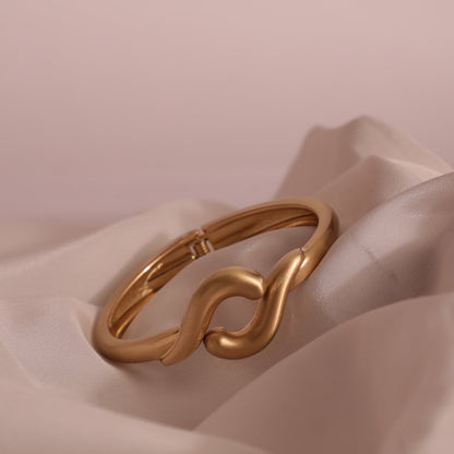 Lily Handcrafted Bracelet in Gold Tone