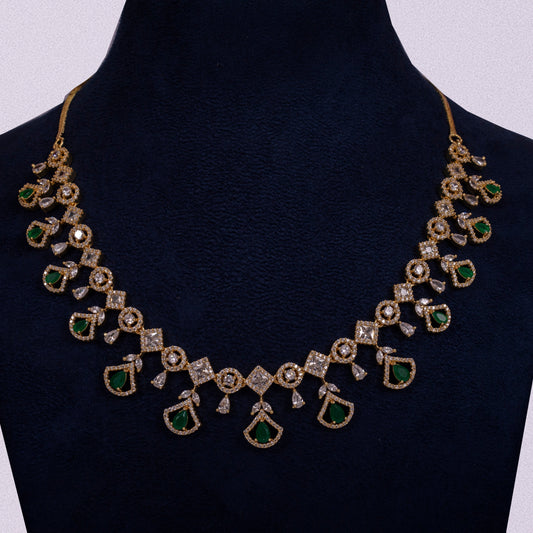 Emerald Radiance: The Golden Filigree Collection