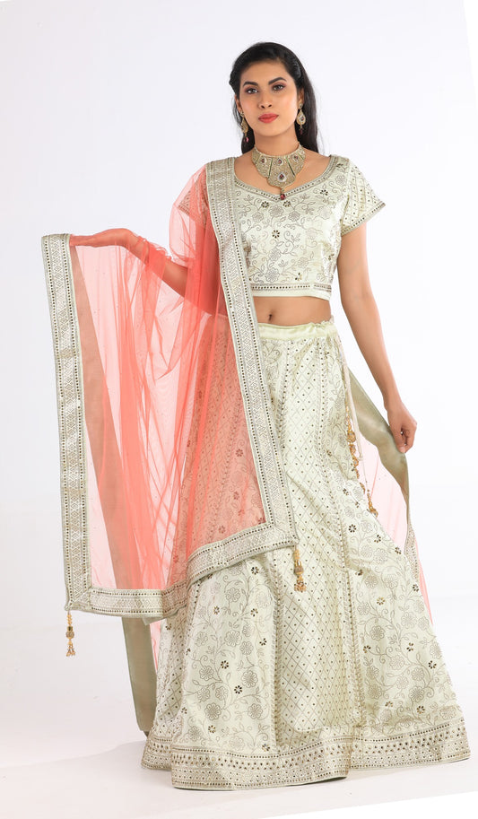 Bhumika Ivory Lehenga