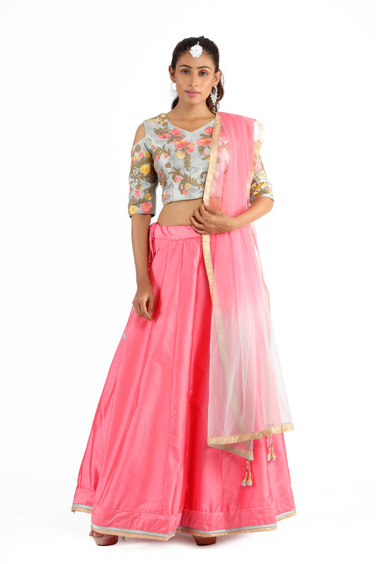 Neha Wildflower Lehenga Set