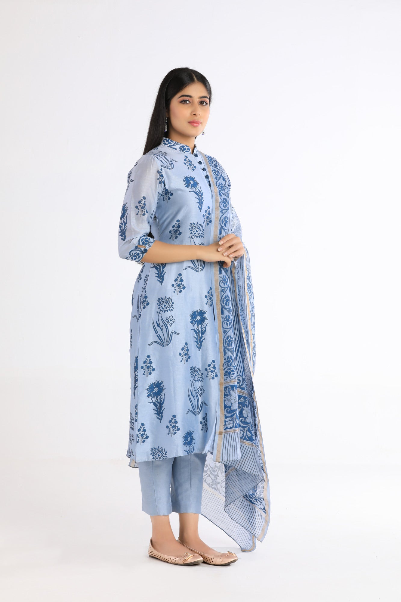 Suhana Blue Kurta Set